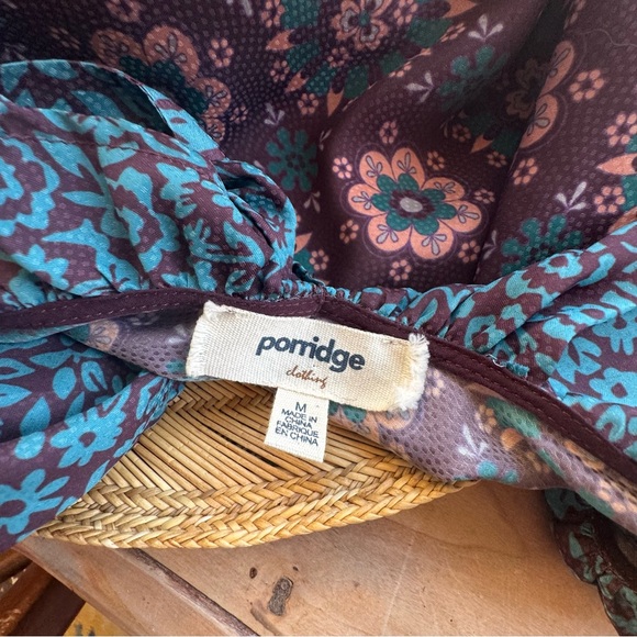 Anthropologie Porridge Flutter top w Open Back - Picture 6 of 8